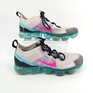 Nike Air Vapormax Shoes Womens Size 7.5 South Beach AR6632-005 White/Pink